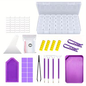 TEMU 56피스 페인팅 도구 세트|보석십자수