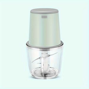 TEMU 7.4V-600ml 전기 고기 갈기기 소형 가정용 다기능 소금고 기계 소금고 기계 보조 식품 조리 기계|전동채칼