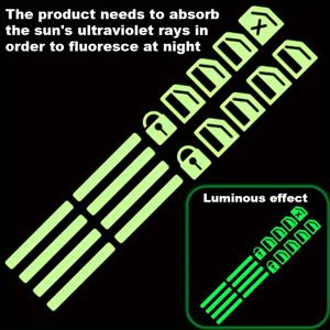 TEMU 자동차 창문 버튼 발광 스티커 기능 버튼 발광 형광 스티커 인테리어 자동차 액세서리 녹색, 파란색, 주황색 자동차 리프트 및 스티커