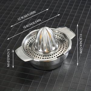 TEMU 과일 오렌지와 레몬을 짜는 스테인리스 수동 주서기, 프레스 타입 오렌지 짜기기