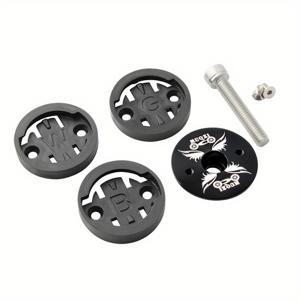 TEMU Garmi* Bryto* Waho* MTB 로드 바이크 스피도미터 베이스용 자전거 컴퓨터 스템 탑 캡 마운트 브래킷 스톱워치 고정 홀더