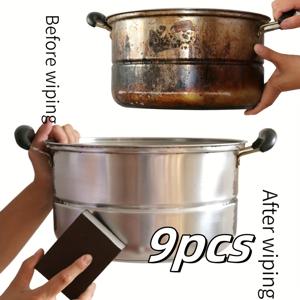 TEMU 에머리 매직 와이프 냄비 바닥 청소 스펀지