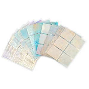 TEMU 12/24매 혼합 레이저 컷아웃 스티커, 네일 스탬핑 플레이트 세트, 네일 아트 속이 빈 스티커, 네일 플레이트 템플릿, 네일 스탬핑 폴리쉬 젤 템플릿, 네일 아트 플레이트 세트