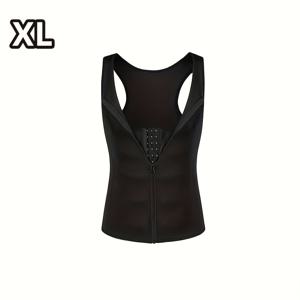 TEMU 배꼽 트리머 바디 쉐이핑 타이트 탱크 탑 언더셔츠 1개, 남성용 가슴 지지 가디건 조끼, 배꼽 보정용, 남성용 쉐이프웨어 탑.