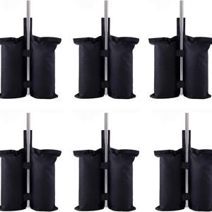 TEMU 가제보 무게 가방, 팝업 캐노피 텐트 선쉐이드용 중량산드백 4팩 세트, 정원 가제보 및 우산, 파라솔, 트램폴린 무게발 가방|양산