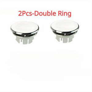 TEMU 2/5/8/15/20개 ABS 싱크대 구멍 오버플로우 커버 주방 욕실 세면대 트림 욕조 배수구 캡 싱크대 세면대 원형 오버플로우 링 플러그|욕조