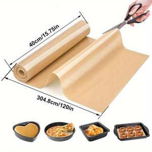 TEMU 롤업 재사용 가능한 비착착 실리콘 베이킹 매트, 고온 방지 그릴 매트, 도우 롤링 매트, 미끄럼 방지 카운터탑 프로텍터, 오일 방지 실리콘 에어 프라이어 라인어, 냉동 건조기 실리콘 매트, 가게용|에어프라이어