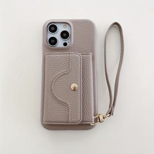 TEMU 휴대폰 케이스 - 이 고급스러운 인조 가죽 휴대폰 케이스는 단색 리치 패턴, 작은 거울, 카드 여러 개를 보관할 수 있는 기능을 갖추고 있습니다. Apple iPhone 15, 14, 13, 12, 11 Pro Max, Google Pixel 8, 7, 6 Pro, 7A, 6A, 4 XL과 호환됩니다.|지갑