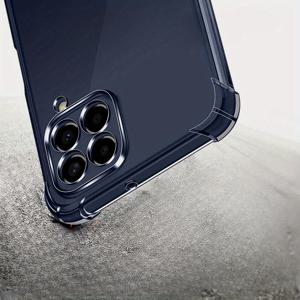 TEMU 삼성 갤럭시 M32 M33 M53용 안티-낙하 실리콘 폰 케이스 GalaxyM53 SM-M536B 4G 5G 폰 케이스 심플한 전체 투명 TPU 폰 커버