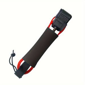 TEMU 서핑 가죽끈, 안전 로프 서핑 발 로프 최대 강도, 경량, 꼬임 방지, 모든 유형의 서핑보드용. 7.2mm 두께(1/4