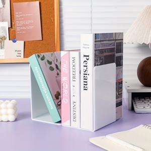 TEMU 데스크탑, 모바일 책장용 두피스 두꺼운 책꽂이, 학생용 대형 심플 수납, 사무실 파티션 지지대 책 보관, L자형 책 받침대.