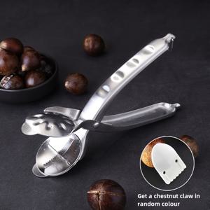 TEMU 1개, 호두 오프너, 호두깨, 304 스테인리스 스틸 호두깨, 재사용 가능한 호두 필러, 창의적인 호두 오프너, 주방 호두 분쇄기, 견과류 개방 플라이어, 주방 도구, 주방 용품