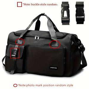 TEMU 습식/건식 구획, 신발 수납 공간 및 다양한 포켓이 있는 핑크 다기능 체육관 가방 - 여성용 다목적 여행 및 피트니스 더플 백팩