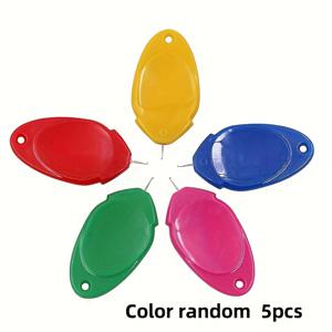 TEMU 손바느질 및 장식용 십자수용 바늘실매기 5종 세트 (케이싱 포함). 이 사용하기 쉬운 바늘실매기는 다양한 바느질, 재봉틀, 자수 및 십자수 프로젝트에 적합합니다.