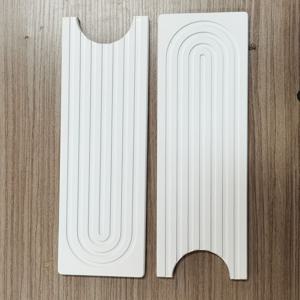 TEMU 24인치 긴 규조토 주방 & 욕실 싱크대 매트 - 초흡수, 빠른 건조 스톤 트레이, 습기 축적 방지, 화이트 카운터탑의 골든 수도꼭지에 이상적|싱크대수전