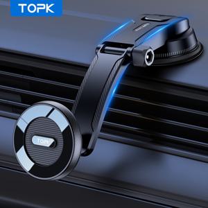 TEMU D50C 마그네틱 차량용 휴대폰 거치대 (마그네틱 베이스 & 각도 조절 가능) - 아이폰 15/14/13/12 Pro Max Plus용 고강도 ABS 마그네틱 홀더, MagSafe 호환, 핸즈프리 운전을 위한 대시보드 마운트, 차량 휴대폰 거치대, 핸드폰 거치대 차량용, 휴대폰 차량, 차량용 거치대