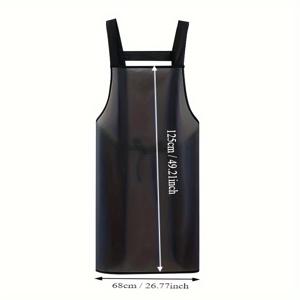 TEMU 안드 쿠킹 앞치마 - 가볍고 속건성의 남녀공용 피크닉 앞치마, 가정용일, 설거지, 세차, 가금류 도축 및 주방 사용에 적합.