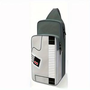 TEMU 닌텐도 스위치 정리 가방 - 다기능 크로스바디 케이스, 조절 가능한 스트랩, 내구성 있는 소재 및 지퍼 잠금, 여행용 보호 커버, 스위치 스위치 및 액세서리용 보호 커버, 여행 액세서리, 세련된 보관 포켓, 안전한 지퍼 잠금