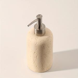 TEMU 1개 레진 비누 디스펜서, 펌프가 있는 로션 병 빈, 카운터탑 욕실용 로션 액체 병 분배기 서브병, 리필 가능한 샴푸 용기 욕실 액세서리