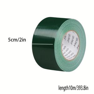 TEMU 강력 방수 녹색 단면 천 테이프, 카펫 접합선 고정용 접착 테이프, 바닥 타일 보호용 강력 접착제, 쉽게 찢어지는 고접착 필름 테이프, 자가 접착 트럭 타포린 수리 테이프, 구멍 패치용 방수 테이프