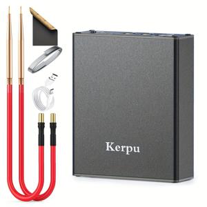 TEMU 휴대용 포켓 스팟 용접기, 미니 용접 키트, 5000mAh 대용량 A급 배터리 셀, 2.4A 고속 충전, 지능형 온도 제어, 니켈, 철, 강철 용접 및 배터리 팩 수리 및 제조에 적합.