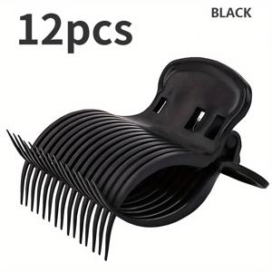 TEMU 미용실용 내열 컬링 클립 12개입, 헤어 스타일링 도구 (컬링용)