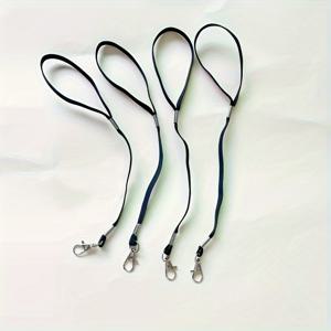 TEMU 스키 장갑을 보관하고 착용하기 쉽도록 편리한 탄력 손목 스트랩이 달린 4개 세트의 장갑 랜야드, 실용적인 분리형 장갑 보관 줄, 야외용 분실 방지 폴리에스터 장갑 클립