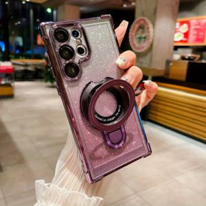 TEMU 삼성 S24 울트라/S23 울트라/S22 울트라 및 기타 모델용 시크한 자석 그라데이션 폰 케이스 스탠드 포함 - , 친구, 가족을 위한 완벽한 부활절, 생일, 크리스마스 선물