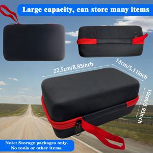 TEMU 비상 스타터 파워 보관 가방 | EVA 소재, 휴대용 배터리 라이터 스타터 호환, 크리스마스 선물로 적합