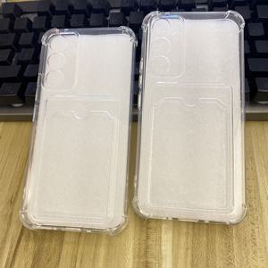 TEMU 휴대폰 케이스 - 2개 세트, 디자인, 투명, 낙하 방지 코너 보호, 속이 빈 휴대폰 케이스, 카드 제거 용이, 삼성 갤럭시 A14/A15/A24/A25 A34 A35 A52 A53 A54 A55 4G/5G S22/S23/S24 Plus Ultra FE 시리즈 모델과 호환.