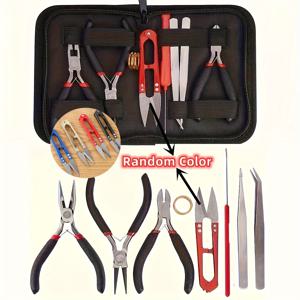 TEMU 플라이어, 가위, 집게 및 점프 링 오프너가 포함된 8피스 DIY 주얼리 만들기 키트 - 공예 및 수리, 수제품 제작에 이상적, 편리함