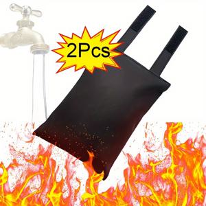 TEMU 2개 야외 커버 - 내구성 강한 겨울 방수 보호, 미국/유럽 스탠다드 호환, 쉬운 설치 및 제거, 모든 날씨에 적합한 정원·파티오·잔디용, 표준 야외 호환, 슬림 디자인, 튼튼한 구조, 현대적 설계, 고품질 소재, 홈 가드너를 위한 정원 호스 보관