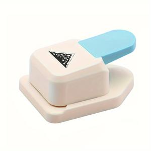 TEMU 공예 및 삼각형 꽃무늬 코너 펀치용 코너 홀 펀치, 스크랩북 용품, 꽃 모양 홀 펀치.