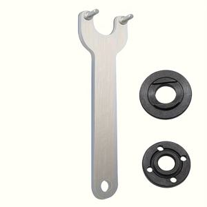 TEMU M14 스레드 그라인더 플랜지 너트 세트 도구 금속 교체 부품 14mm 샤프트 스레드 전기 도구 그라인더 스틸 잠금 너트 렌치