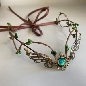 TEMU 인기 선택] 카니발 고딕 요정 왕관 마녀 헤드피스, 다크 엘프 서클릿 티아라 여성용, 레네상스 할로윈 코스프레, 고트 웨딩 포토 촬영에 이상적