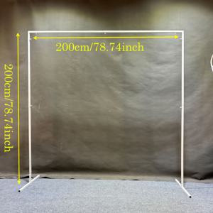 TEMU 사각 웨딩 풍선 아치, 파티 아치, 축제 장식, 무대 배경 장식, 철제 아트 아치, 플로럴 아치.