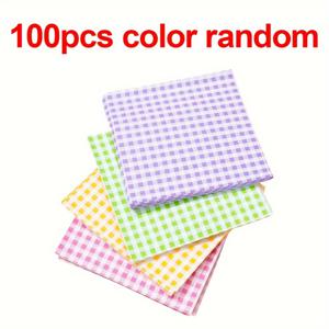 TEMU 100개 디저트 장식 패드, 베이킹 방유지 종이, 베이킹 트레이 방유지 종이