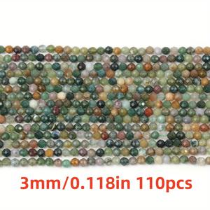 TEMU 얼굴이 있는 인도산 마노 석재 비즈, 쥬얼리 만들기에 적합, 다양한 크기의 비즈 팩, DIY 팔찌, 목걸이, 귀걸이 - 여성을 위한 수공예 선물