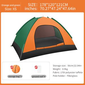 TEMU 1~2인용 초소형 돔 텐트, 즉시 팝업, 가볍고 컴팩트하여 설치가 용이하며 보관 가방 포함, 캠핑 및 피크닉에 적합.