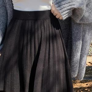 TEMU 귀엽고 장난기 넘치는 하이웨스트 프릴 단색 미니 스커트