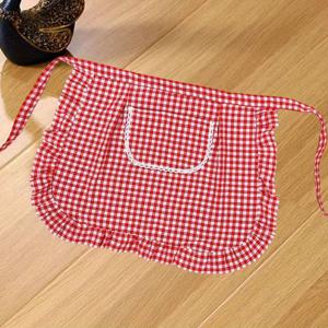 TEMU 두 팩 스타일리시한 반팔 통기성 허리 앞치마 패션 작업 스커트, 연 베이지 소프트 및 통기성. 요리 및 페인팅 작업복에 적합