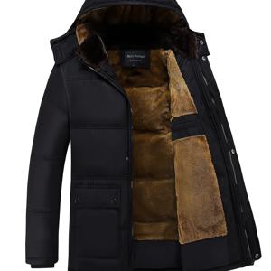 TEMU 클로드의 선택 겨울용 남성 패딩 코트