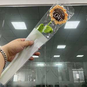 TEMU 수제 크로셰 부케 - 직물 실 뜨개질 꽃, 예술 및 공예, 졸업, 홈 데코, 축제 장식, 크리스마스 선물, 실, 1/3개 구매 가능, 룸 데코에 완벽