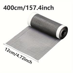 TEMU 창문 및 문용 스크린 수리 테이프, 찢어진 구멍을 고치는 플라스틱 접착 패치, 모기장 수리에 자가 부착 메쉬 필름, 방수 기능 없음, 적용 쉬움