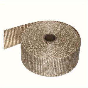 TEMU 이 196.85인치의 유리 섬유 테이프는 고온에 강하며 배기 랩핑에 적합합니다. 최대 C까지 내열됩니다. 자동차 및 애플리케이션에 이상적입니다. 금속 표면, 파이프를 위한 내구성 있는 유리 섬유 절연 테이프입니다.