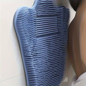 TEMU 1개 신형 대형 두꺼운 강력 흡착 백 마사지 패드, 샤워 및 목욕용 등 마사지 도구