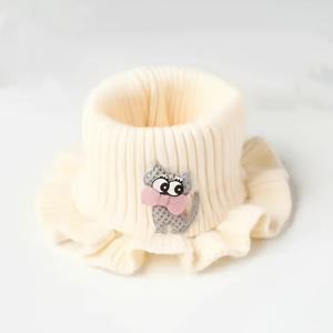 TEMU 1개 어린이 스카프 겸용 두꺼운 남아 여아 겨울 니트 스카프