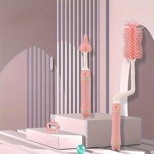 TEMU 유모차 젖병 세척 세트 - 젖꼭지 및 빨대 브러쉬, 브러쉬 및 클리너 포함 | 신생아 어머니를 위한 완벽한 부활절 선물