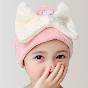 TEMU 1개 소프트 '지오메트릭 헤어 랩 타월 - 긴 & 짧은 머리용 흡수력 좋은, 빠른 건조 마이크로화이버 터번, 두피에 부드럽고 착용하기 쉬운, 욕실 액세서리로 완벽한 선물