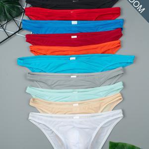 TEMU 5/3개 랜덤 남성용 단색 섹시 브리프 남성용 편안한 피부 친화적 삼각 팬티 남성용 고탄력 통기성 캐주얼 브리프